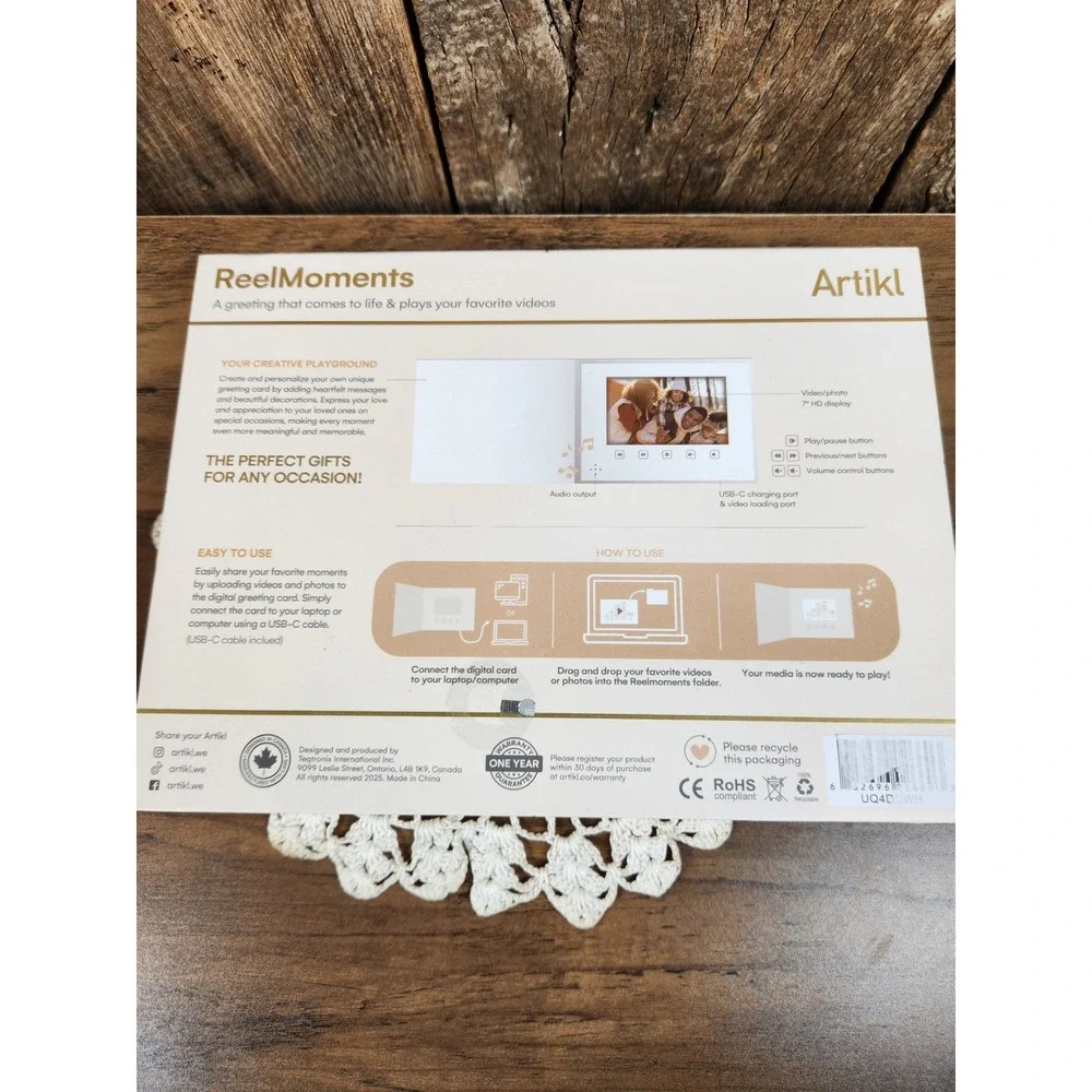 Artikl ReelMoments 7 Inch HD Digital Video Greeting Card 4GB